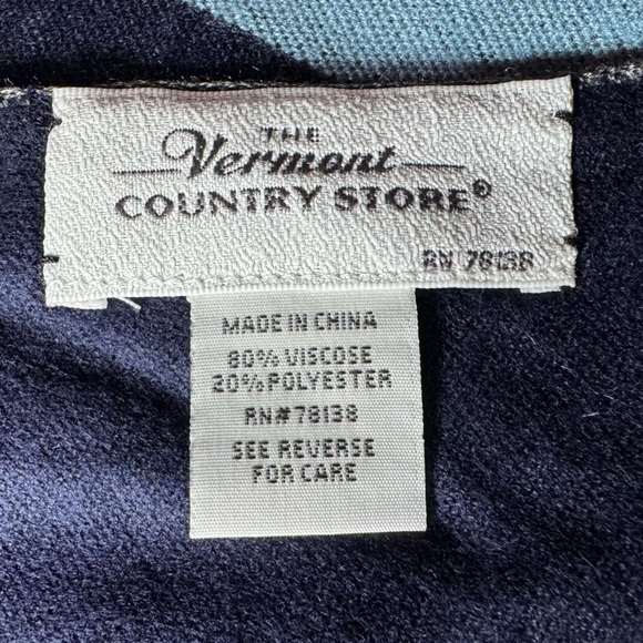 Vermont Country Store Fringed Scarf - Picture 6 of 7